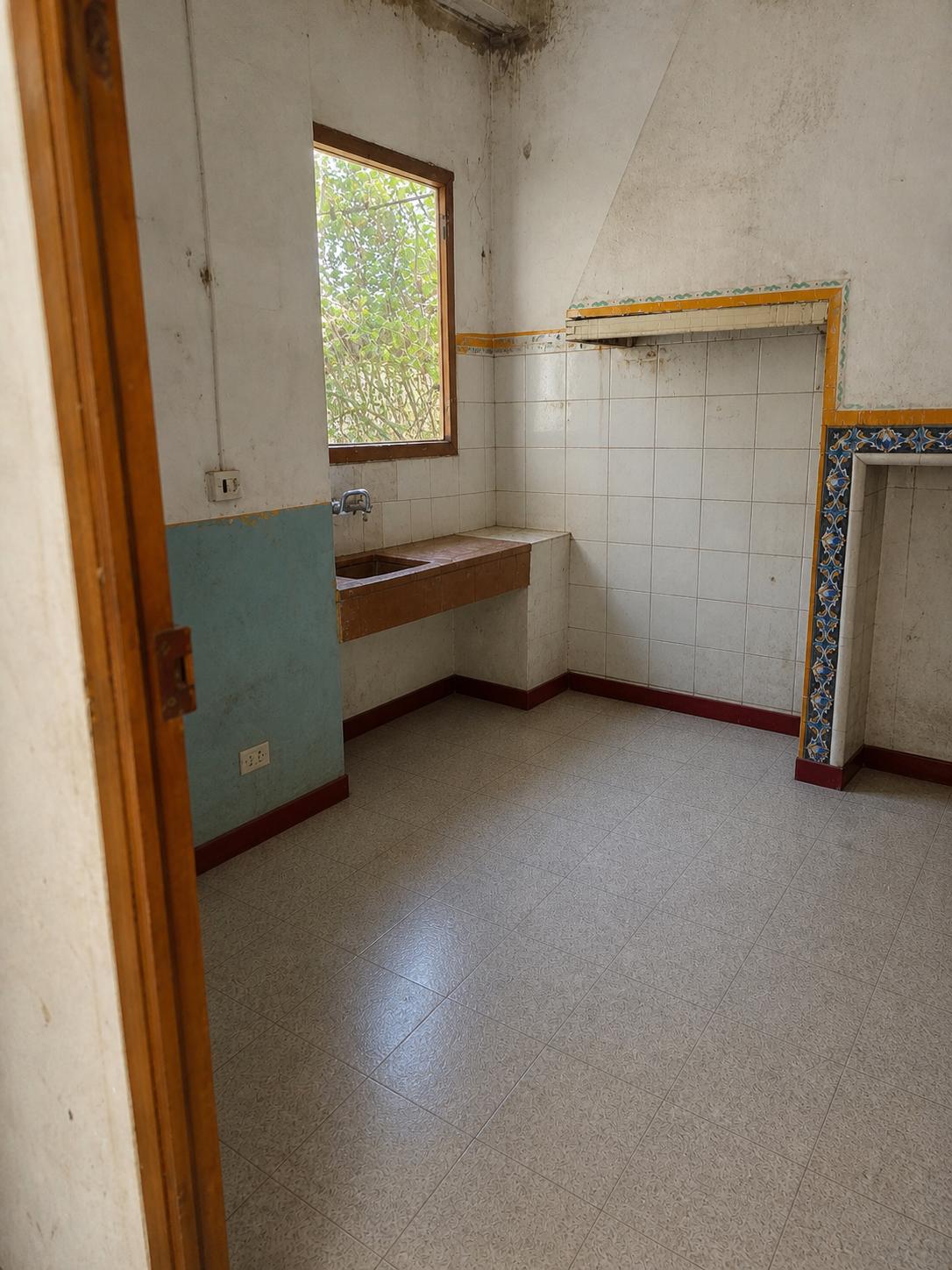 Espacio limpio después del vaciado